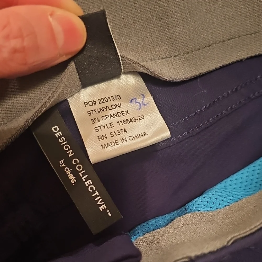 Design Collective by Cintas Men's Navy Pants 32 REG